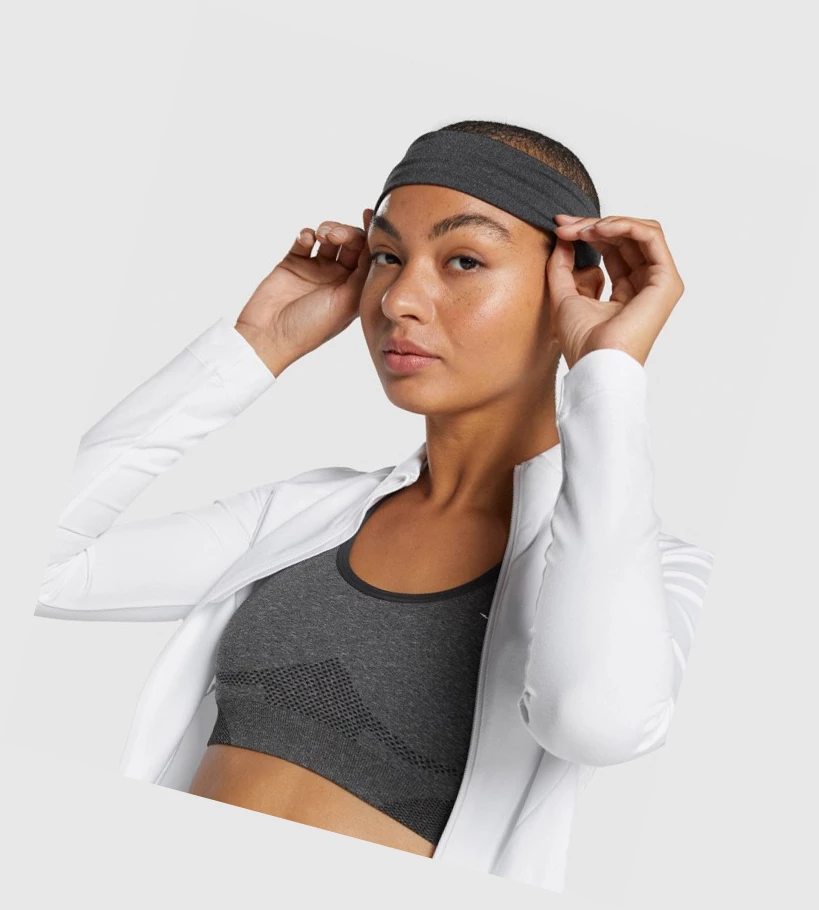 Dámské Headband Gymshark New Era Headband Černé | CZ-4411201