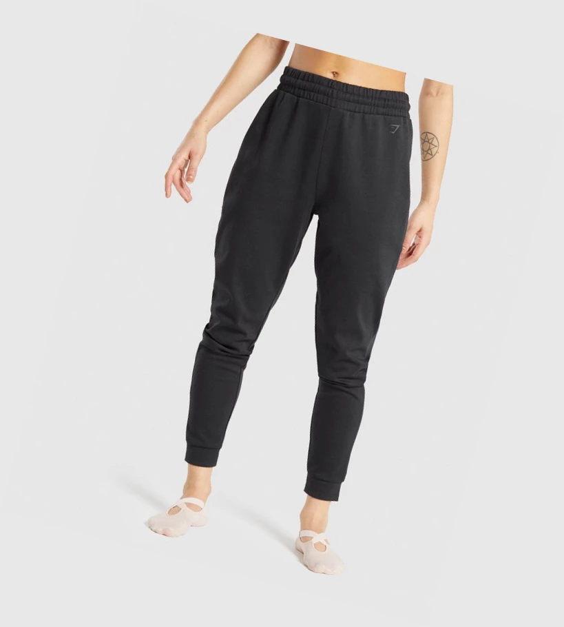 Dámské Kalhoty Jogger Gymshark Studio Černé | CZ-4410845