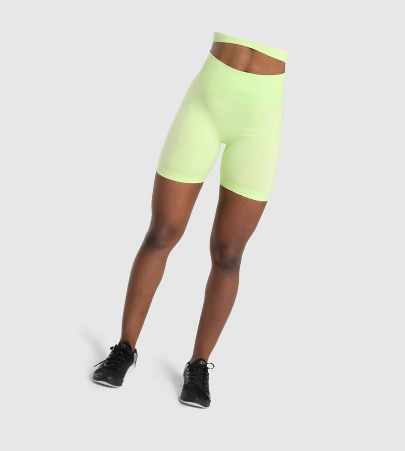 Dámské Šortky Gymshark Apex Seamless Zelene Světle Zelene | CZ-4410631