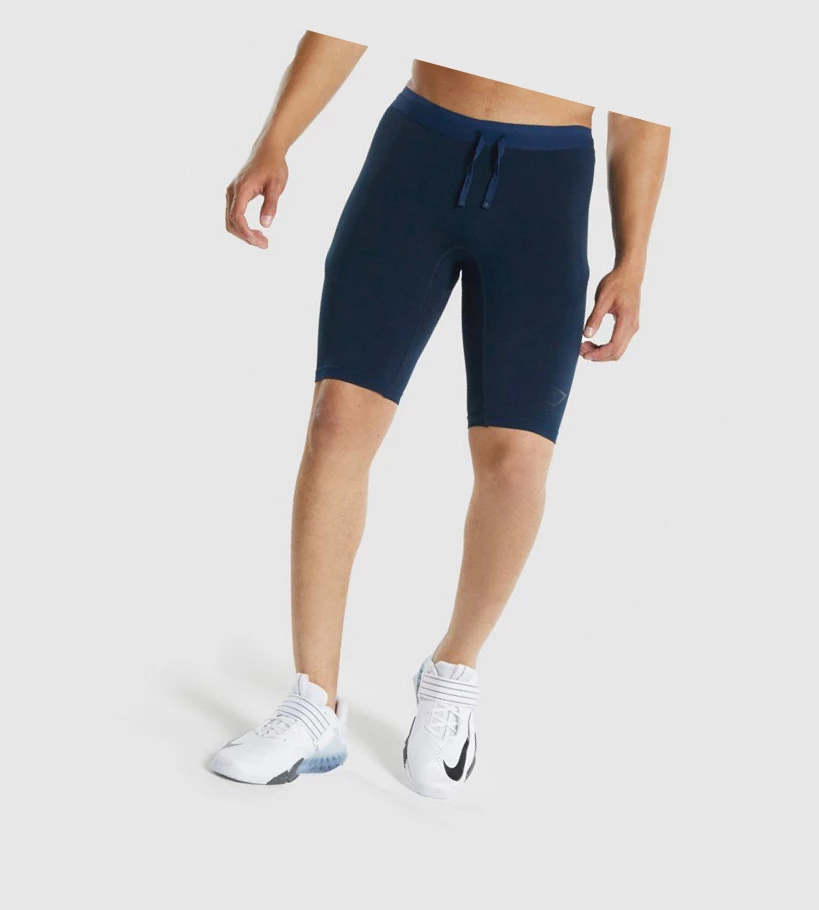 Pánské Šortky Gymshark 315 1/2 Tight Tmavě Blankyt | CZ-4410462