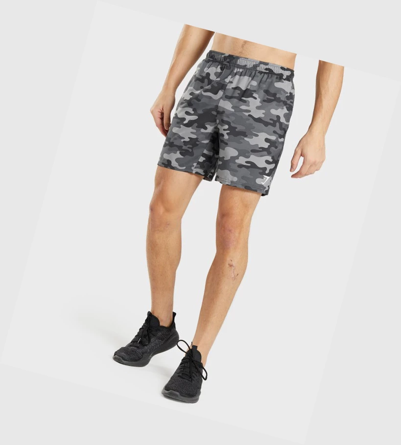 Pánské Šortky Gymshark Arrival Šedé | CZ-4410463