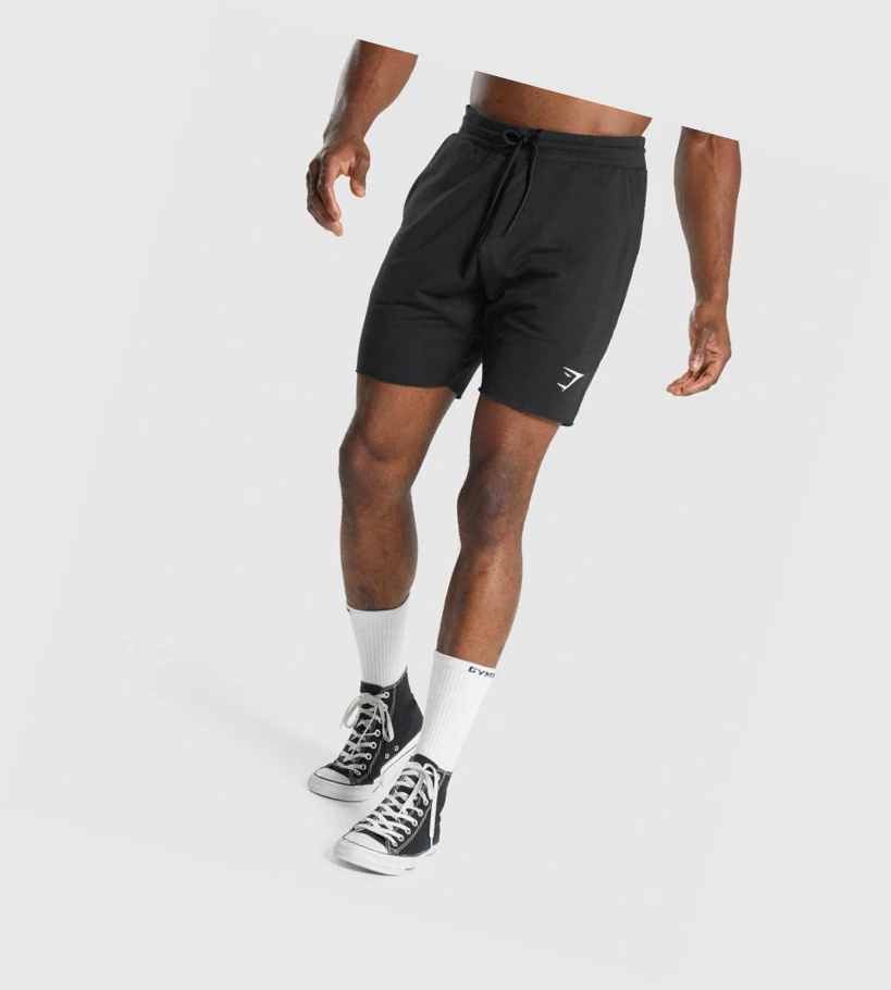 Pánské Šortky Gymshark Critical Černé | CZ-4410392