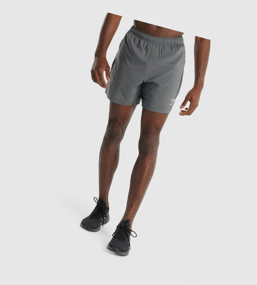 Pánské Šortky Gymshark Sportovní Šedé | CZ-4410465